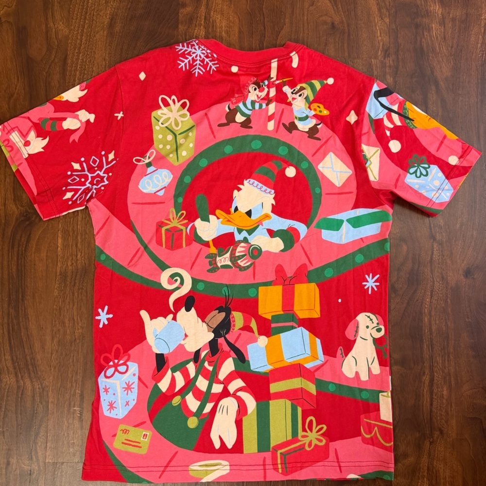 Disney Cruise Exclusive Christmas Mickey & Friends Elf Shirt - Picture 4 of 8